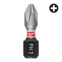 PH2 / 25 mm, Schrauberbit SHOCKWAVE (25er Pack), Milwaukee