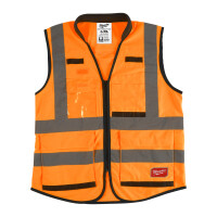 Premium Warnschutzweste orange, Grö gallery