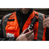 Premium Warnschutzweste orange, Größe L/XL, Milwa