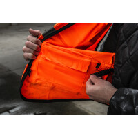 Premium Warnschutzweste orange, Größe L/XL, Milwa