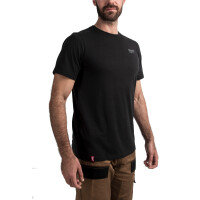 HTSSBL-S, Hybrid-T-Shirt schwarz, Milwaukee 2