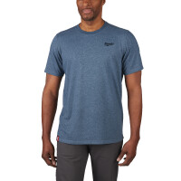 HTSSBLU-XXL, Hybrid-T-Shirt blau, Milwau gallery