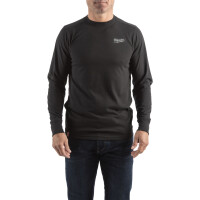 HTLSBL-S, Hybrid-Langarm-Shirt schwarz,  gallery