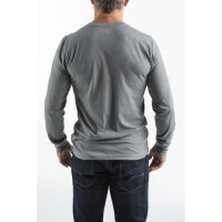 HTLSGR-XL, Hybrid-Langarm-Shirt grau, Milwaukee 3