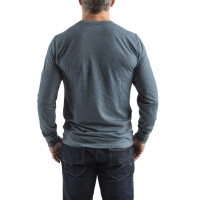 HTLSBLU-S, Hybrid-Langarm-Shirt blau, Milwaukee 3
