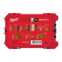 Fräsersatz 1/2" Schaft, 7-teilig, Milwaukee 2