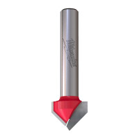 V-Nutfr&auml;ser 8 mm Schaft, 16 x 52,8 mm, Milwaukee